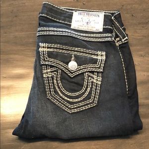 double stitched true religion jeans